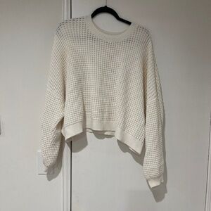 Hollister White Sweater